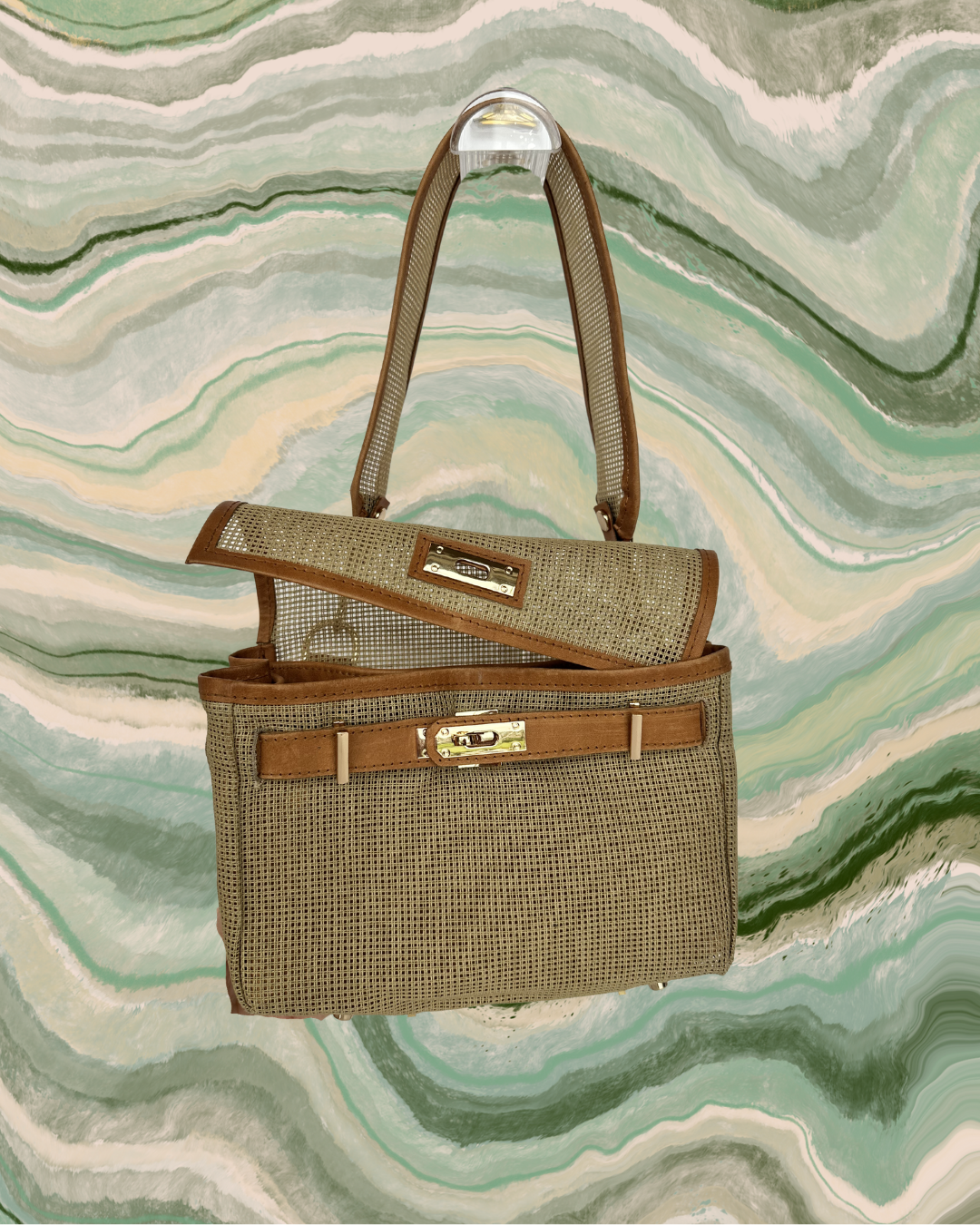 Ready to Stitch Needlepoint Handbag