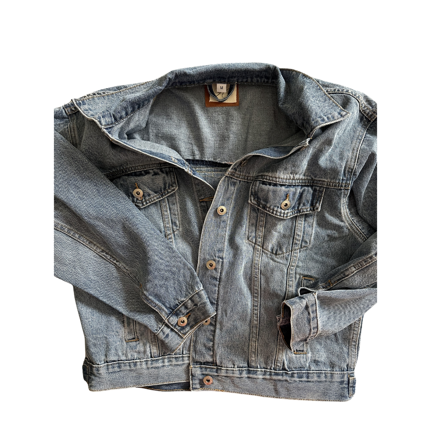 Denim & Vintage Needlepoint Jacket