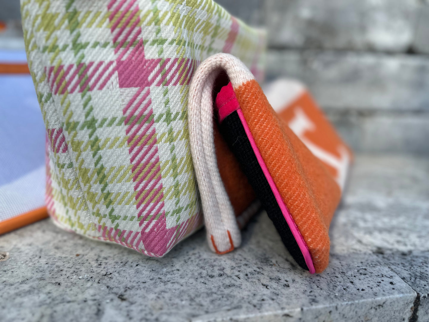 Blanket Needlepoint Clutch