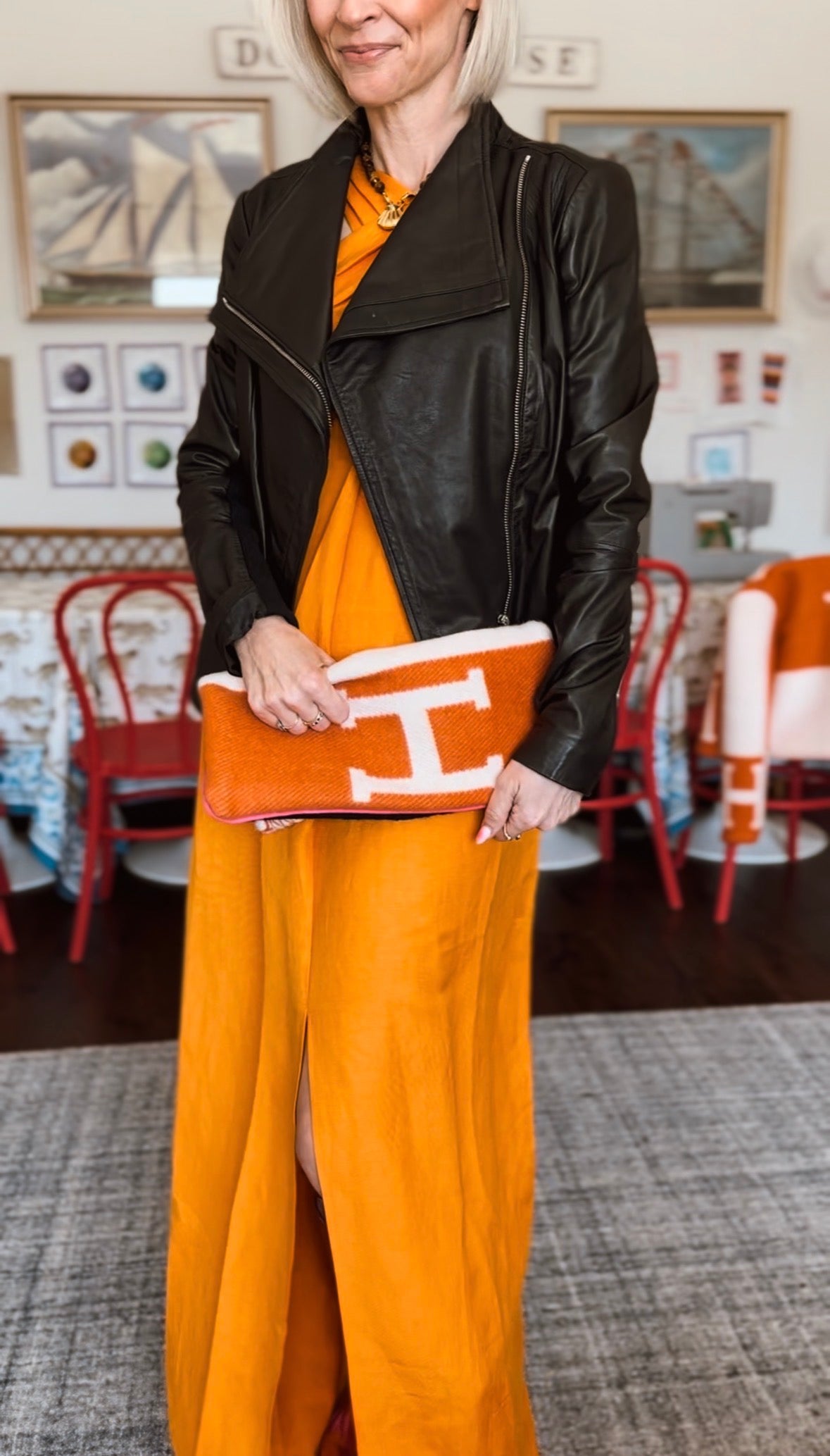 Blanket Needlepoint Clutch